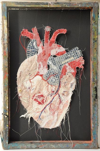 'Crabbed age and youth' | Flickr: Intercambio de fotos Textiles Sketchbook, A Level Textiles, Art Alevel, Gcse Art Sketchbook, Medical Art, Textile Fiber Art, Human Heart, Gcse Art, A Level Art