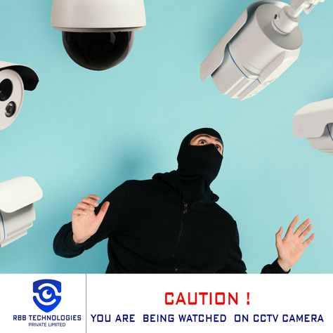 Security Camera Advertising Design, Text Logo Design, Security Cameras, Security Alarm, Security Cameras For Home, Cctv Camera, Text On Photo, Access Control, Creative Posters