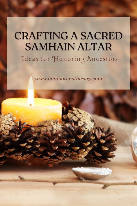 Step-by-step guide to creating a DIY Samhain altar to honor those who came before. Discover creative ways to incorporate candles, photos, and seasonal symbols that invite remembrance and gratitude. Whether simple or elaborate, these altar ideas will help you connect with ancestral wisdom and celebrate Samhain’s spiritual power. 🌌✨ Start crafting your altar here! #DIYAltar #SamhainDIY #AncestralWisdom #SpiritualPractices #SamhainCelebration Honor Ancestors, Celebrate Samhain, Ancestral Wisdom, Samhain Altar, Corn Husk Wreath, Altar Ideas, Connecting With Nature, Quiet Corner, Spiritual Power