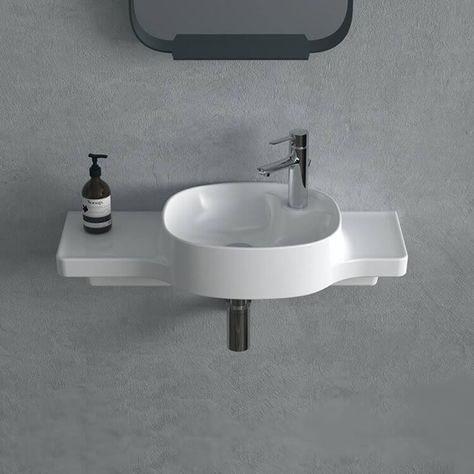 https://encrypted-tbn0.gstatic.com/shopping?q=tbn:ANd9GcSzCU4buy80Rfj3bgFSCxUcnRtReDtgviTDaTt1Ob_nxypNy1w&usqp=CAc Narrow Wall Mount Sink, Small Floating Bathroom Sink, Sink Design Bathroom, Office Bathroom Design, Mini Bathroom Ideas, Tiny Bathroom Sink, Small Bathroom Sink, Mounted Bathroom Sink, Luxury Bathroom Sinks