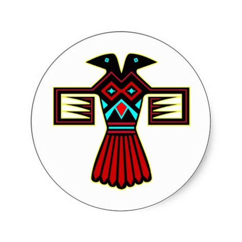 Native American Indian Bird Thunderbird- just pinned for the color palette Animal Symbols, Native American Thunderbird, Kokopelli Art, Tattoo Son, Wiccan Tattoos, Inca Tattoo, Southwest Pottery, American Indian Tattoos, American Quotes