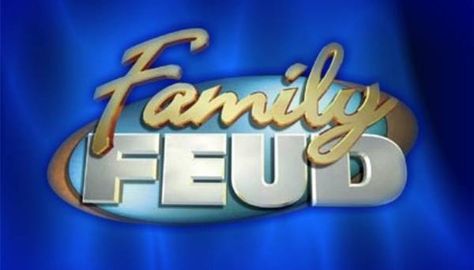 There can be quite a bit of familial battling in the game of “Family Feud.” When you increase the number of available players, a game designed for ten players can become unmanageable. To play “Family Feud” with a large group of players, you can turn the game into a tournament and use players as your survey pool for an ... Christmas Family Feud, Family Feud Game, Reunion Games, Trendy Family, Youth Group Games, Game Rules, Christmas Trivia, Card Games For Kids, Question Game