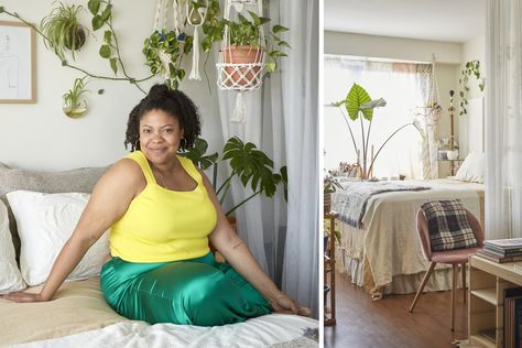 This Family of 3 Lives Big in a Tiny Studio Thanks to a Closet-Turned-Bedroom | Apartment Therapy Small Couch In Bedroom, Tiny Studio Apartments, Son Bedroom, Apartment Stuff, Bedroom Couch, Big Beds, Tiny Studio, Shared Bedroom, Family Of 3