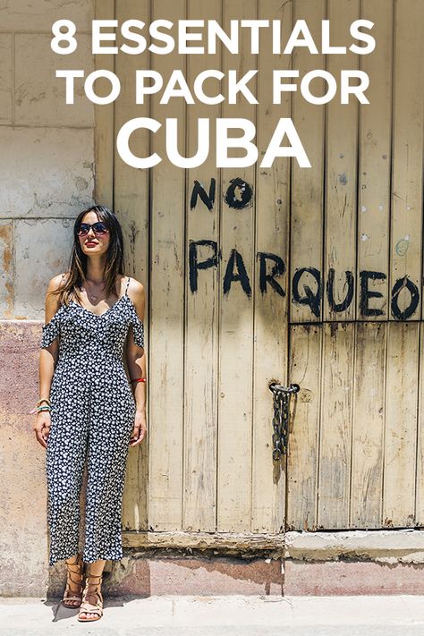 Top 8 Essentials to Pack for Your Cuba Trip Cuba Trip Outfits, Outfits For Cuba Vacation, Packing For Cuba, Cuba Outfits For Women, Havana Cuba Outfits, Vacation Outfits Cuba, Cuba Travel Outfit, Outfits For Cuba, Cuban Outfits Women