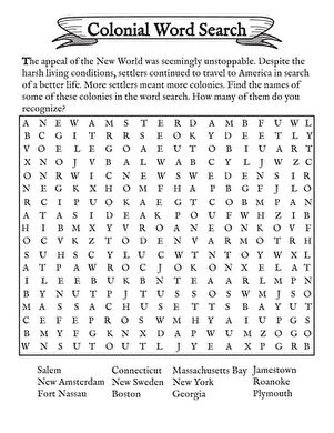 Put your American history knowledge to the test with this challenging colonial word search! 13 Colonies Activities, 13 Colonies Map, History Knowledge, History Interactive Notebook, Teaching Us History, Free Word Search, Social Studies Notebook, 13 Colonies, American History Lessons