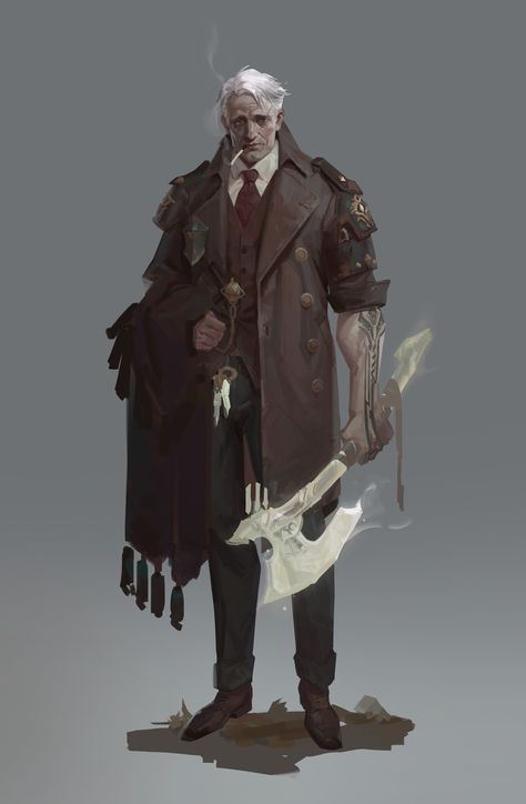 ArtStation - Demon Hunter Warlock Dnd, Fantasy Demon, Super Powers Art, Fantasy Heroes, Dungeons And Dragons Classes, Modern Magic, Character And Setting, Demon Hunter, Dungeons And Dragons Characters