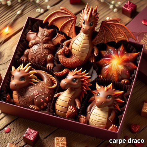 Fantasy Sweets, Dragon Humor, Chocolate Dragon, Healthy Christmas Recipes, Dad Birthday Cakes, Dragon Cake, Food Sculpture, Amazing Food Decoration, Amazing Food Art