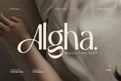 Algha is a display sans serif font with simple, clean, and visual elegance. Algha inspired from cottagecore which prioritizes beauty and elegance. Algha has an obtuse angle which means that beauty is not confined to the point of view. Algha is suitable for your needs that require beauty. Algha can be worn simply or with […] The post Algha Font appeared first on FreeFontDL. Cottagecore Font, Modern Free Fonts, Free Display Fonts, Edgy Fonts, Clean Font, Obtuse Angle, Bold Serif Fonts, Font Simple, Font Serif