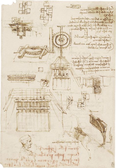 How Leonardo da Vinci Made His Magnificent Drawings Using Only a Metal Stylus, Pen & Ink, and Chalk | Open Culture Da Vinci Inventions, Primary School Activities, National Gallery Of Ireland, Mirror Writing, Leeds Art Gallery, Lines Of Poetry, Cog Wheel, Bronze Casting, Commonplace Book