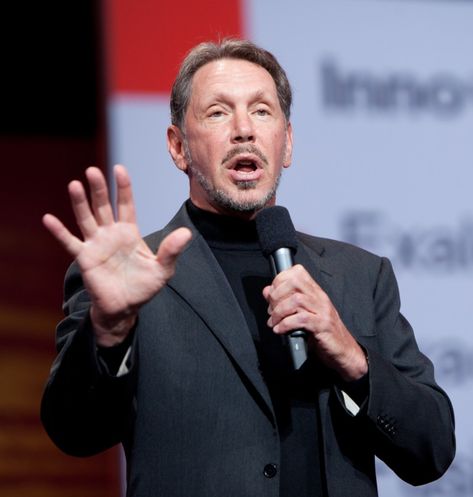 Picture of American businessman Larry Ellison Larry Ellison, August Birthdays, Richest Man, Darren Aronofsky, Movie Director, Warren Buffett, Rich People, Bill Gates, How To Become Rich