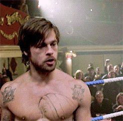 Eastern Promises Tattoo, Snatch Brad Pitt, Brad Pitt Snatch, Brad Pitt Shirtless, Brad Pitt Gif, Brad Pitt Tattoo, Eastern Promises, Ring Tattoo, Guy Ritchie