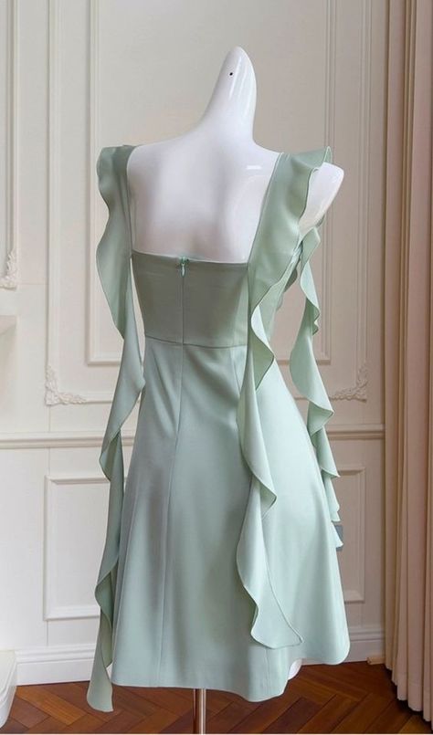 Elevate your allure with our Sage Green Satin Mini Dress. Crafted to captivate, its satin fabric drapes luxuriously, while the subtle hue exudes sophistication. Perfect for any occasion, it radiates timeless elegance with a modern twist. Green Satin Mini Dress, Blue Homecoming Dress, Prom Dress Blue, Hot Prom Dress, Mermaid Prom Dresses Lace, Satin Homecoming Dress, Blue Homecoming Dresses, Purple Prom Dress, Sequin Prom Dresses