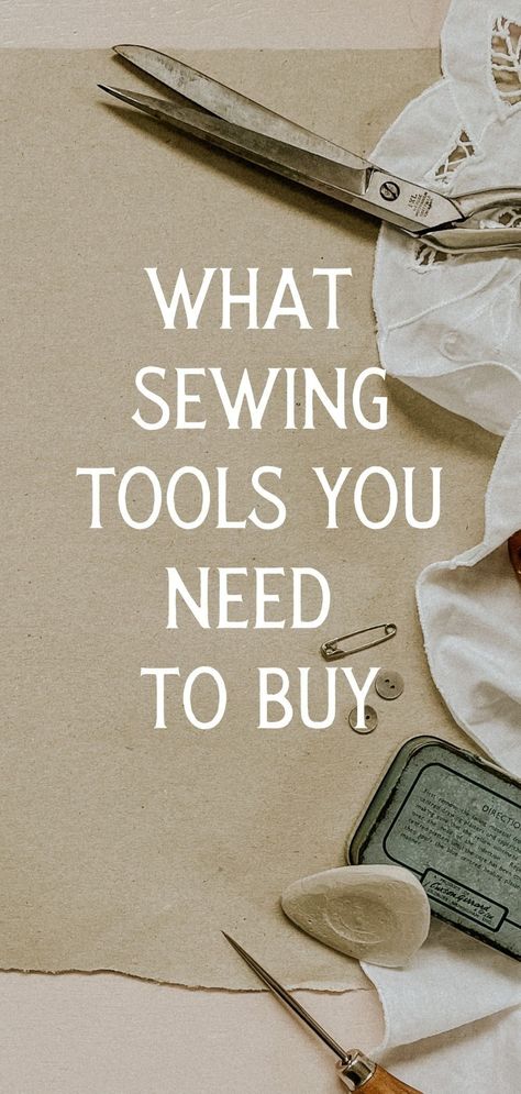 You don't need a lot of sewing tools to get started you just need the right ones. Check out this sewing tool guide I put together as a qualified pattern maker and seamstress. Sewing Machine Essentials, Sewing Tools For Beginners, Sewing Machine Needles Guide, Sewing Machine Ideas For Beginners, Sewing Equipment Tools, Sewing Accessories Tools, Tailoring Techniques For Beginners, Sewing Tools And Equipment, Sewing Classes For Beginners