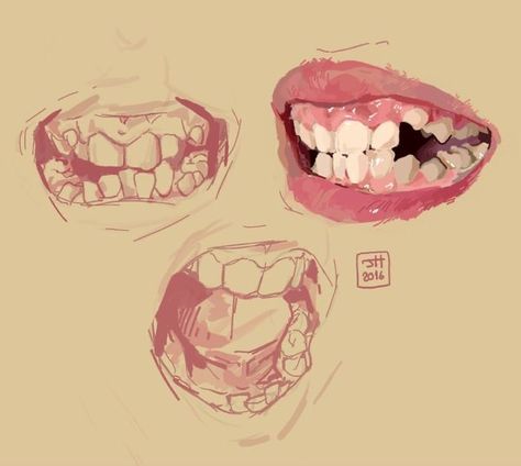 Body Parts Drawing, Teeth Painting, Painting Human, Arte Sketchbook, Arte Inspo, Anatomy Art, Sketchbook Art Inspiration, Art Studies, Funky Art