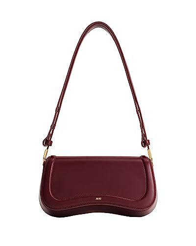 Karl Lagerfeld Bag, Burgundy Purse, Burgundy Bag, Jw Pei, Red Purses, Small Purse, Bag Handle, Chain Bags, Phone Bag