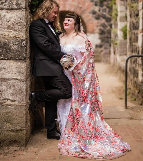 DIY lace veil