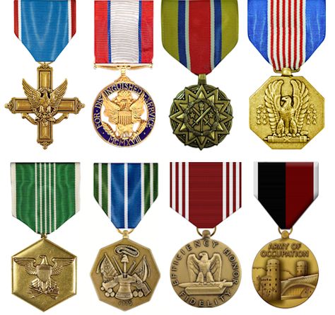 Army Medals Ranked In Order - Operation Military Kids Air Force Medals, Us Military Medals, Army Medals, Military Awards, Military Decorations, Army Images, Army Reserve, Military Honor, Military Kids