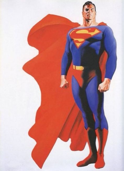 (2) Alex Ross (@thealexrossart) / X Alex Ross Superman, Superman Metropolis, 50s Men, Dragon Punch, Comic Art Fans, Batman Batgirl, Superman Clark Kent, Dc Superman, Superman T Shirt