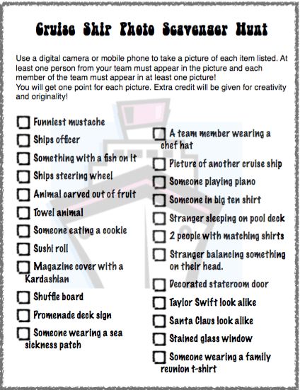 Free cruise ship scavenger hunt printable! So fun to do with your family and friends! Cruise Ship Scavenger Hunt, Cruise Scavenger Hunt, Cruise Theme Parties, Cruise Activities, Scavenger Hunt Printable, Carnival Magic, Carribean Cruise, Princess Pinky Girl, Cruise Kids