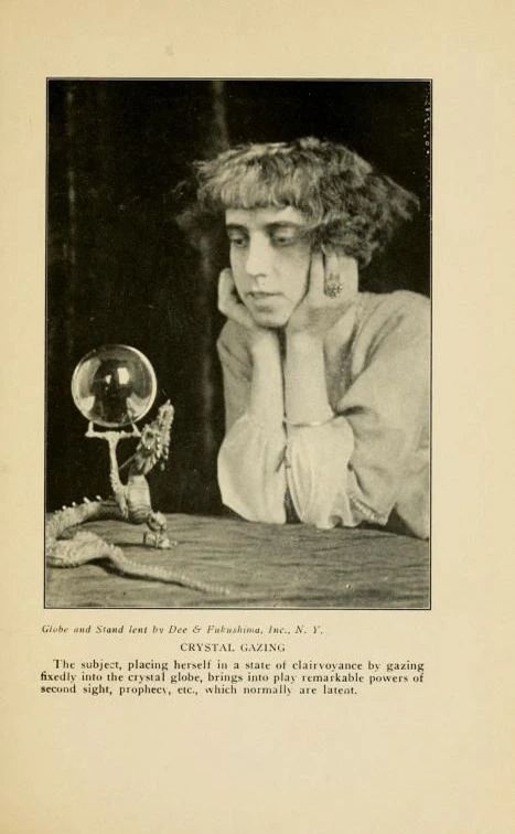 Crystal Gazing, Vintage Fortune Teller, Second Sight, Crystal Globe, Cindy Sherman, Hall Of Mirrors, Alfred Stieglitz, Philadelphia Museums, Elsa Schiaparelli