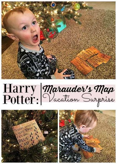 Harry Potter: Free Printable Marauder's Map Vacation Surprise for Universal Studios Hollywood Harry Potter Trip Reveal, Surprise Universal Studios Trip Scavenger Hunt, Surprise Universal Studios Trip Reveal, Universal Trip Reveal, Universal Studios Trip Reveal, Harry Potter Free Printable, Universal Studios Tickets, Surprise Trip Reveal, Universal Studios Orlando Trip