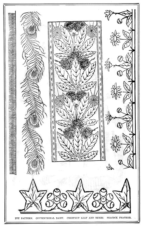 Victorian Era Embroidery Patterns - Vintage Crafts and More Victorian Embroidery Patterns, Embroidery Patterns Vintage Victorian, Victorian Pattern Design, Victorian Magazine, Victorian Crochet Patterns, Victorian Embroidery, Historic Embroidery, Peacock Quilt, Peacock Embroidery Designs