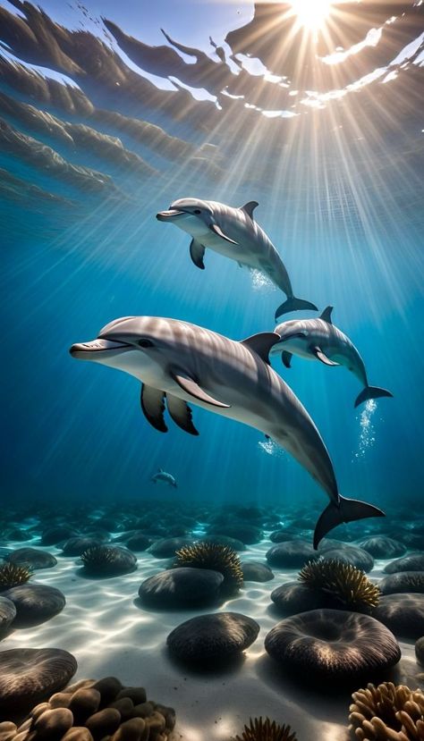 Sea Life Wallpaper, Dolphin Images, Dolphin Art, Cute Summer Wallpapers, Beautiful Ocean Pictures, Karakter Disney, Animal Print Wallpaper, Beautiful Sea Creatures, Incredible Creatures