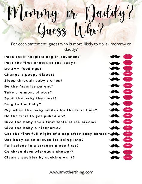 Baby Shower Question Game, Baby Girl Shower Games, Baby Shower Questions, Baby Shower Shoes, Free Printable Baby Shower Games, Free Baby Shower Games, God Baby, Baby Shower Games Printable, Baby Shower Theme Decorations