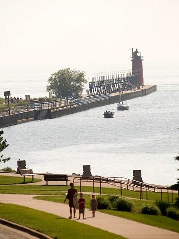 25 Coolest Midwest Lake Vacation Spots | Midwest Living South Haven Michigan, South Haven Mi, Isle Royale National Park, Michigan Vacations, South Haven, Midwest Living, Camping Places, Lake Vacation, Grand Haven