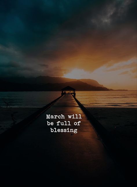 March will be full of blessings. March Blessings, Horse Background, Mindfulness App, Blessings Quotes, Motivation Psychology, Quality Quotes, Daily Quotes Positive, Think Positive, Blessed Quotes