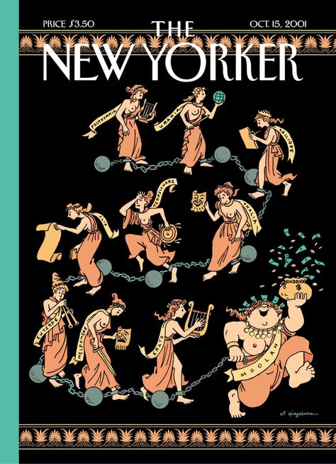 October 15, 2001 Acquarelli Ideas, The New Yorker October, Hampden College, Iphone Background Inspiration, Art Spiegelman, The New Yorker Magazine, New Yorker Magazine, Fat Art, New Yorker Covers