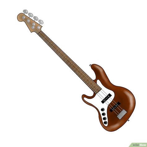 How to Draw a Bass Guitar: 8 Steps (with Pictures) - wikiHow Guitar Picture, Guitar Outline, Pencil Colour Painting, Guitar Pictures, Guitar Sketch, Taylor Guitars Acoustic, Learn Singing, Guitar Drawing, Small Drawing