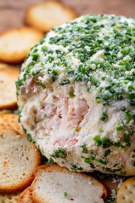 Shrimp And Cream Cheese Appetizers, Tuna Balls Recipe Cream Cheeses, Shrimp Balls Recipe Cream Cheeses, Salami Cheese Ball, Shrimp Ball Cream Cheese, Seafood Cheese Ball, Shrimp Cheese Ball Recipes, Cheese Ball Shapes, Holiday Cheese Ball Recipes