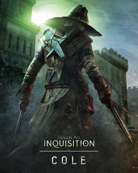 Games: Dragon Age: Inquisition ... Dragon Age Inquisition Cole, Cole Dragon Age, Dragon Age Characters, Dragon Age 3, Grey Warden, Dragon Age Games, Dragon Age Series, Art Dragon, The Inquisition