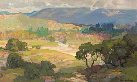 Oil Painting Nature, California Landscape, California Art, Paintings I Love, Oil Painting Reproductions, Mountain Paintings, Plein Air Paintings, Painting Reproductions, Western Art