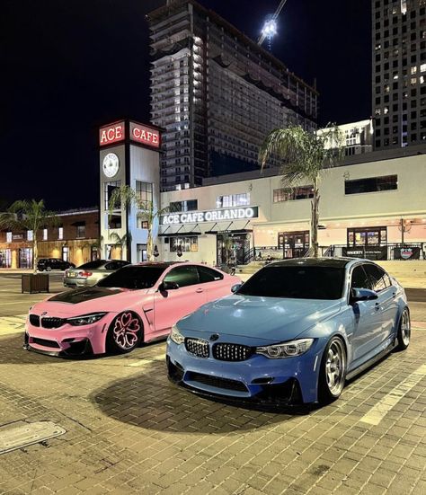 Couples Matching Cars, His And Hers Cars, Matching Cars, Twin Car, Bmw Sports Car, Dream Cars Bmw, Bmw Sport, Bmw Love, Super Luxury Cars