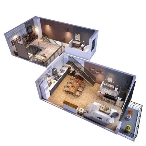 Loft Apartment Layout Floor Plans, Big Loft House, Loft Plans Layout, Two Floor Apartment, Loft Apartment Layout, Loft Apartment Floor Plan, Room Sketch, Loft Layout, Loft Floor Plans