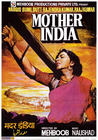 Mother India Vintage Bollywood Posters, Bollywood Film Posters, Indian Movie Posters, Old Hindi Movies, Bollywood Poster, Old Bollywood Movies, Bollywood Movie Posters, Best Bollywood Movies, Movie Posters For Sale