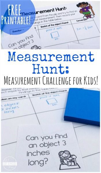 FREE Measurement Hunt Math Challenge for kids to learn about and practice measuring (hands on math, math practice, homeschool, 2nd grade, 3rd grade, 4th grade, 5th grade, 6th grade, 76th grade, 8th grade) Homeschool 2nd Grade, Printable Challenge, Measurement Lessons, Teaching Measurement, 123 Homeschool 4 Me, Math Enrichment, Measurement Activities, Math Measurement, Math Challenge