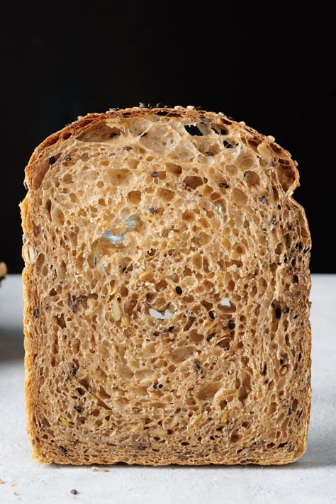 Healthy Sourdough Bread, Vegan Yogurt Recipe, Whole Wheat Sourdough Bread, Wheat Sourdough Bread, Pull Apart Garlic Bread, The Perfect Loaf, Fiber Bread, Whole Wheat Sourdough, Sandwich Loaf