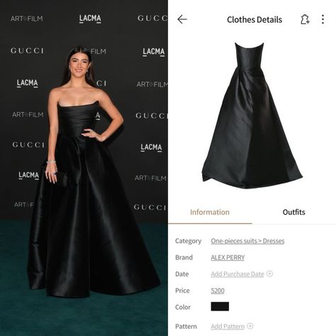 #alexperry #lacmagala #2021lacmagala Alex Perry, Celebrity Outfits, Charli D Amelio, Strapless Dress Formal, One Shoulder Formal Dress, Red Carpet, One Shoulder, Carpet, Formal Dresses