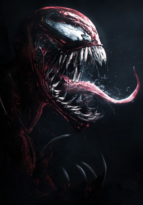 VENOM 2 - CARNAGE, Mizuri Official Let There Be Carnage, Marvel Comics Artwork, Venom 2, Carnage Marvel, Marvel Comics Funny, Symbiotes Marvel, Venom Art, Venom Comics, Marvel Venom