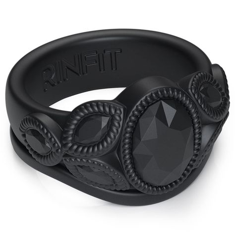 PRICES MAY VARY. Women's Silicone Wedding Ring: Rinfit unique wedding & engagement rings for women feature classic lines; Timeless design of our silicone wedding rings will fit any lifestyle or challenging profession Elegant Solution: With Rinfit rubber wedding rings, you won't have to feel guilty for taking your precious diamond ring off or worried that you might lose it or damage it on one of your adventures Sized Like Traditional Rings: Flexible yet durable silicone wedding rings gently hug y Silicone Ring Women, Rubber Rings Wedding, Silicone Wedding Band, Silicone Wedding Rings, Rubber Ring, Diamond Collection, Rubber Rings, Stylish Rings, Silicone Rings