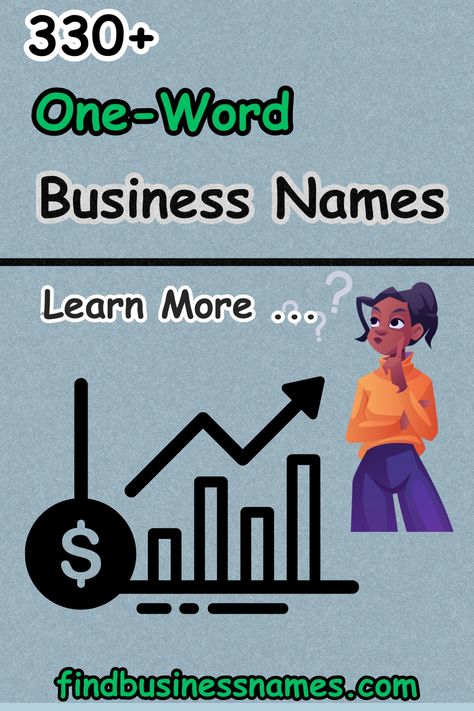 Unlock the power of simplicity with these unique one-word business names. 

Elevate your brand and make a lasting impression with a name that speaks volumes. 

Find the perfect one-word business name to set your company apart. 

#businessnames Rare Words For Business Names, One Word Brand Name Ideas, Company Names Ideas Business, One Word Business Name Ideas, Business Names Ideas Unique, Unique Company Names, Find A Business Name, Company Name Ideas, New Business Names