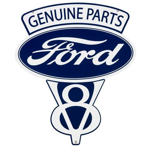 Ford Sign Ford Emblem, Ford V8, Ford Logo, Rat Fink, Old Fords, Garage Art, Ford Classic Cars, Ford Parts, Flag Decal