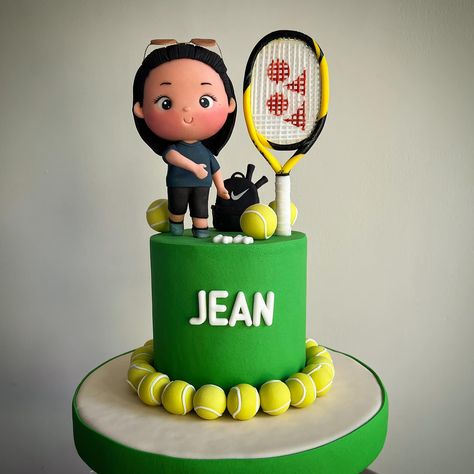 OC's Kitchen - Tennis cake | Facebook Tennis Theme Cake, Tennis Birthday Cake, Tennis Birthday Party, Tennis Cake, Bday Stuff, Tennis Birthday, Cake Diy, Kids Tennis, 2nd Birthday Party Themes