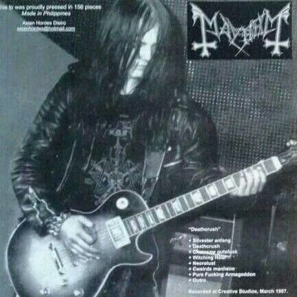 Oystein Aarseth- Euronymous. Euronymous Icon, Euronymous Mayhem, Trve Kvlt, Project Mayhem, Mayhem Black Metal, Mayhem Band, Chaos Lord, Black Metal Art, Music Board