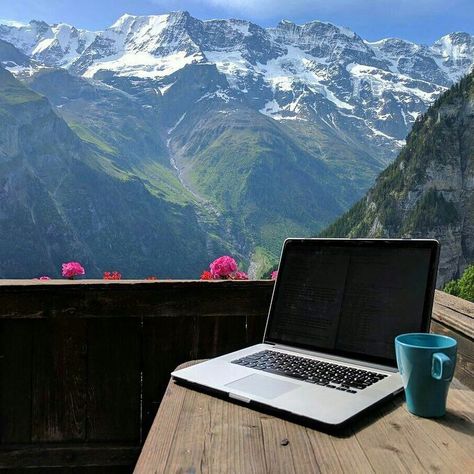 Work Vision Board, Tech Career, Digital Nomad Life, Career Vision Board, Digital Nomad Lifestyle, Life Vision Board, Vision Board Inspiration, Swiss Alps, Digital Nomad