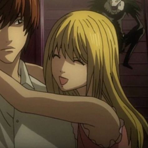 Misa And Light, Light And Misa, Emo Pfp, Duos Icons, Misa Amane, Match Pfp, Cute Pfps, Discord Pfps, Light Yagami