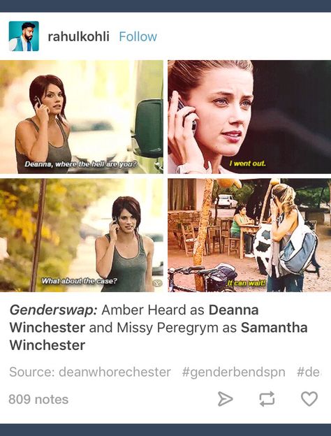 Genderbend; genderbent; genderswap; rule 63; Deanna Winchester; Dean Winchester; Samantha Winchester; Sam Winchester; Supernatural Supernatural Genderbend, Deanna Winchester, Supernatural Crossover, Supernatural Jensen, Winchester Supernatural, Rule 63, Supernatural Destiel, Winchester Boys, Supernatural Dean